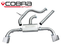 Seat Leon Cupra 280, 290 & 300 2.0 TSI 14- Catback Sportavgassystem (Ej Ljuddämpat) Cobra Sport